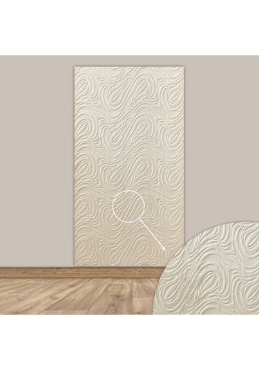 Tink 3d Kendinden Yapışkanlı Akustik Keçe Panel Dalgalı Desenli 52x98 Cm 10 Adet 5 M² Ekru Tink 3d Kendinden Yapışkanlı Akustik Keçe Panel Dalgalı Desenli 52x98 Cm 10 Adet 5 M² Ekru
