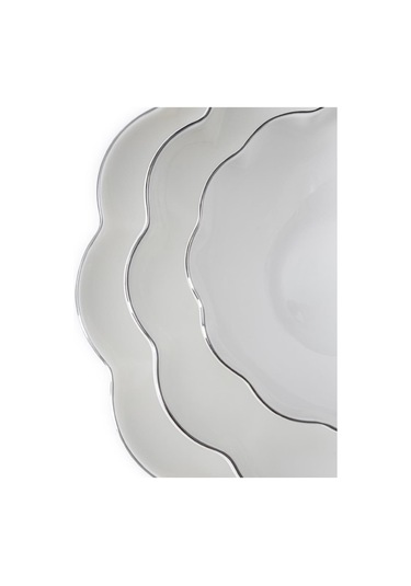 Maxx Doria Livia Platinum 12 Kişilik 58 Parça Yemek Takımı Pa2094 Beyaz