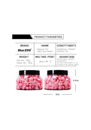 Dolıty 150g Sert Balmumu Fasulye Epilasyon Bikini Tüy Lavanta