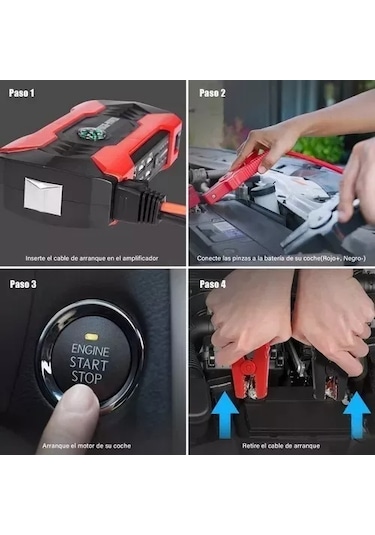 28000mah 12v General Motors Acil Marş Güç Marşı Dijital Ekranlı/dijital Ekransız