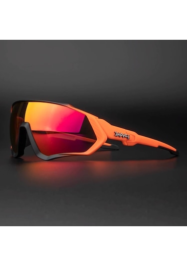 Kapvoe Sunlight Değişebilir 5 Lens Mtb Polarize Bisiklet Spor Dağ