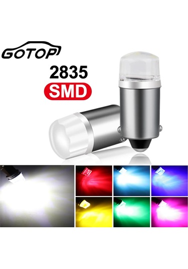 2pcs Ba9s T4w Led Ampulü T2w T3w H5w Araba Ampulü 2 Led 2835 Smd 12913 12910 Crystal Blue 1 Piece Set