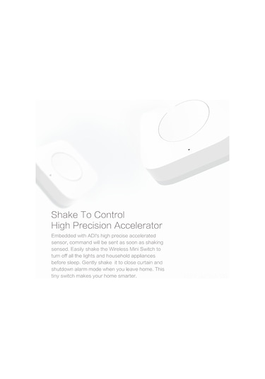 Suofeng Aqara Wxkg11lm Beyaz Zigbee Akıllı Kablosuz Anahtar - Akıllı Cihaz Kontrolü, Zil, Kumanda Fonksiyonu