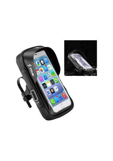 Sz-B17-3 6.0 Inç Su Geçirmez Bisiklet Motosiklet Tutucu Çanta Bisiklet Gps Gidon Montaj Çantası Çok Renkli