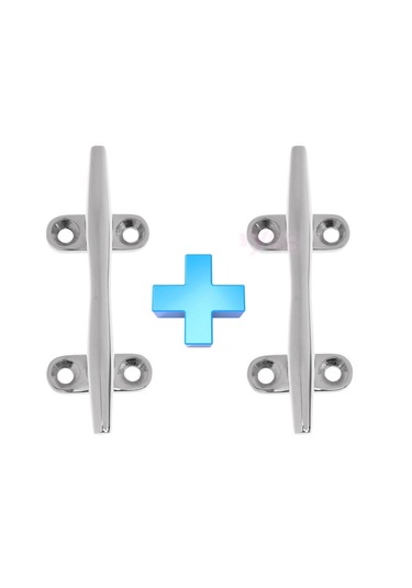 2'li Paslanma Krom Koç Boynuzu. 12cm. Tekne Demirleme