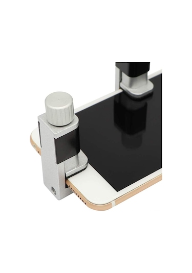 Leezsing 8 Adet Telefon Ekran Tamiri İçin Ayarlanabilir Metal Klip, Yumuşak Paspaslı Ekran Sabitleyici Aracı