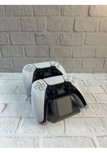 İkili Gamepad Tutucu Antrasit 7x18 Cm Oyun Aksesuarı