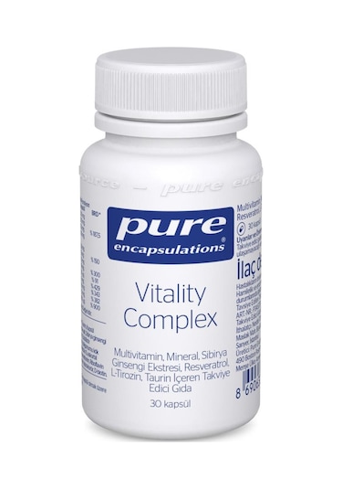 Pure Encapsulations Vitality Complex 30 Kapsül