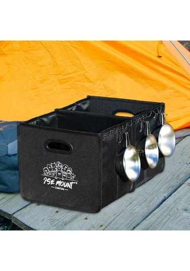 Homyl Açık Hava Kamp Saklama Çantası Pişirme Siyah Siyah