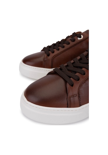 Tamer Tanca Kadın Hakiki Deri Taba Sneakers & Spor Ayakkabı 04 502 Bn Ayk Y25 Taba Taba