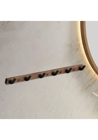 Suntek Askılık Duvara Monte Duvar Kancaları Şapka Askısı 6 Kanca