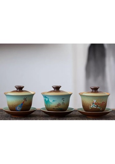 Peace Tea Çay Demliği Gaiwan 246348363 Turkuaz