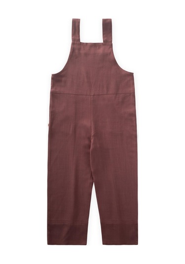 Cigit Bol Paça Keten Salopet 2-7 Yaş Mürdüm Mürdüm