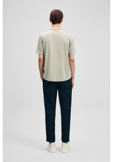 Lufian Junya Erkek Basic Tişört Bej Bej 111020312100550