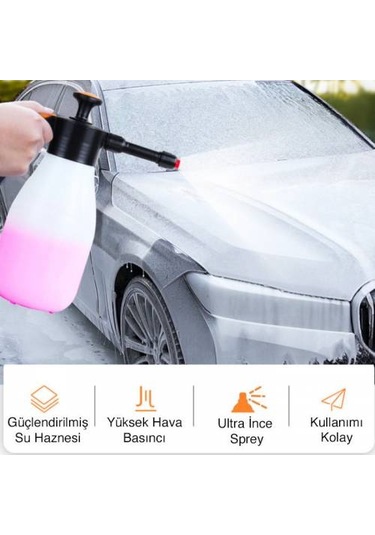 Coofbe Yüksek Basınçlı Araç Yıkama Sabun Köpürtücü Spreyi Araç Ot