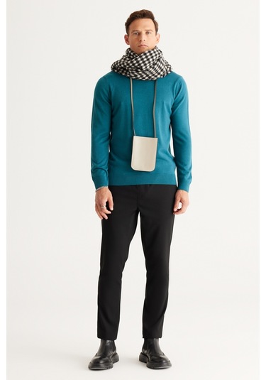 AC&Co / Altınyıldız Classics Erkek Petrol Standart Fit Tüylenme Yapmayan Tam Balıkçı Yaka Triko Kazak Petrol AC&Co / Altınyıldız Classics Erkek Petrol Standart Fit Tüylenme Yapmayan Tam Balıkçı Yaka Triko Kazak Petrol