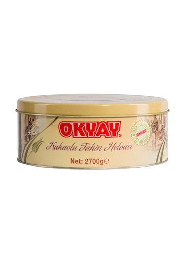 Okyay Kakaolu Tahin Helvası Teneke 2700 G