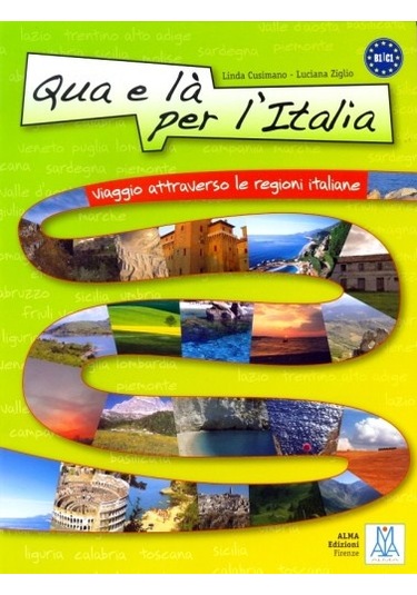 Qua e la per I'talia-Libro+Mp3 Online - Linda Cusimano - Alma