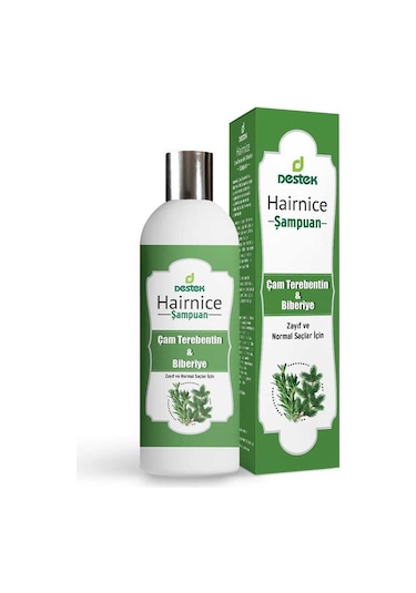 Destek Hairnice Çam Terebentin & Biberiye Şampuan 330 ML