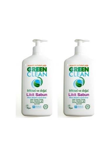 U Green Clean Organik Sıvı Sabun Portakallı 500 ml x 2 Adet