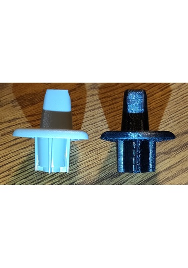 Chrysler 300c Güneşlik Tutucu Klipsleri - 3d