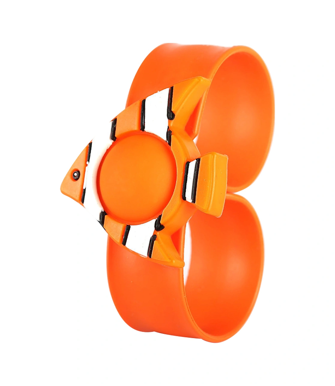 Lemestar Çocuklar İçin Doğal Bitki Yağıyla Kovucu, Silikon Karyolı Parmak Çubuğu - Turuncu