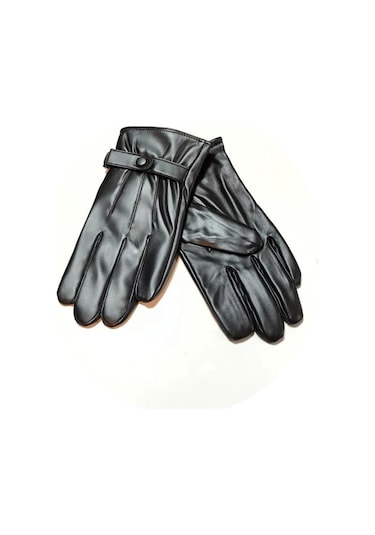 Erkek Suni Deri Eldiven Dokunmatik Ekran Uyumlu 18K06