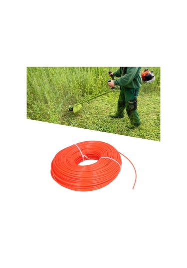 Springsun 120m 2.4mm Neylon Çim Kesici Teli Değişen Parça