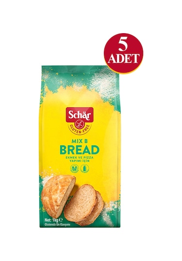 Schar Mix B Glutensiz Ekmek Unu 5 x 1 KG