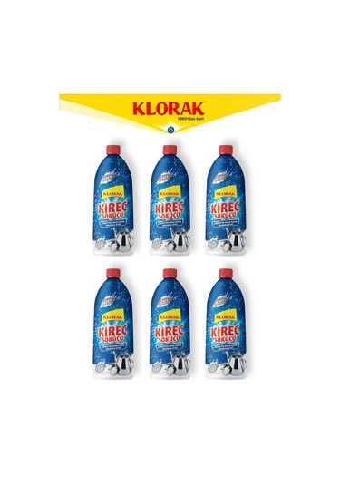 Klorak Kireç Sökücü 750 Ml 6 Adet 6'lı Set