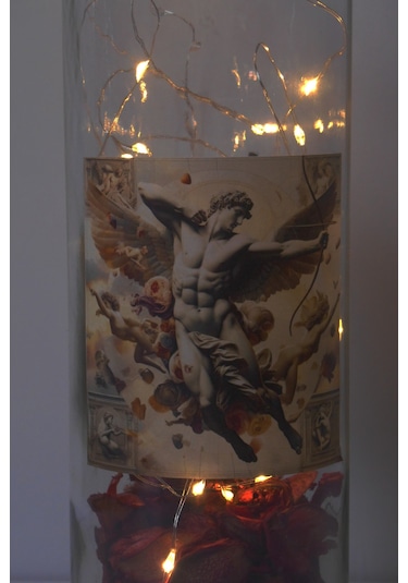 Eros Temalı Hediyelik Led Işıklı Şişe No1