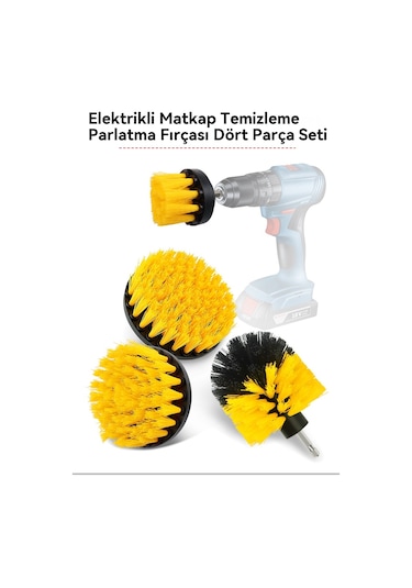 5 Parça Elektrikli Matkap Fırçası Temizleme Fırçası Seti