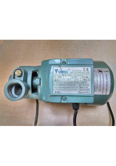 Santrifüj Pompa-Qb60-Varsu-Güç-0.5 Hp- 32 Mm