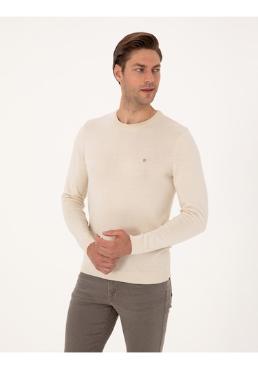 Pierre Cardin Erkek Bej Kazak /triko 50314192-vr011 Bej