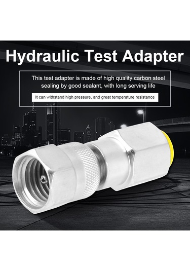 Wezone Hidrolik Sistemi Basınç Tespiti İçin G1/4 Ve M16 2 İç Vida Test Bağlantısı - Yüksek Basınç Dayanıklı, Lecksiz Kapama