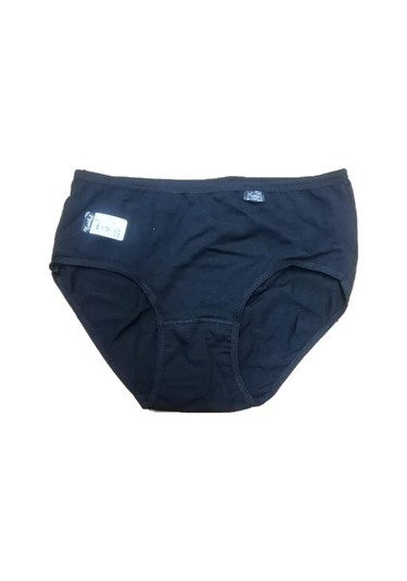 12 Li Paket Tutku Bayan Likralı Külot İnce Lastik Külot 925 Siyah