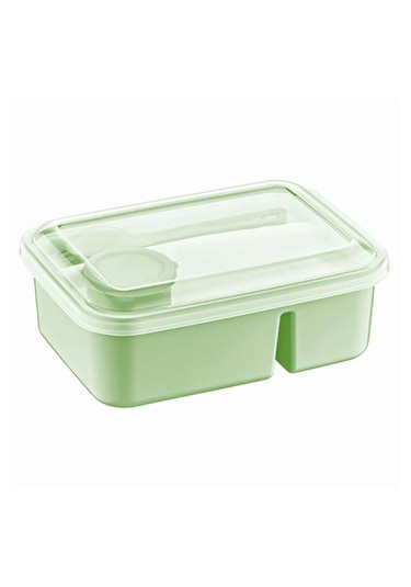 Lunch To Go Bölmeli Beslenme Kabı Sosluk Hazneli + Çatal Kaşık