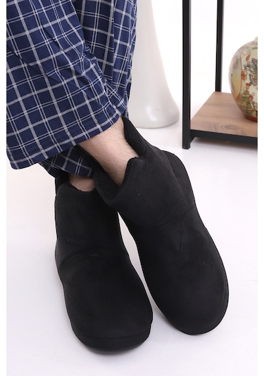 Redplay EB312 Erkek Panduf Ev Botu Ev Ayakkabısı Siyah