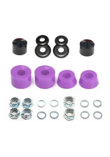 Homyl Kaykay Kamyon Burçları Kiti Kupası Şok Emici Mor-11-mm Mor Çok Renkli