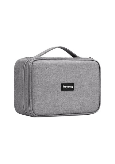Fastbuy Modasına Elektronik Aksesuar Çantası, Kablo Düzenleyici, Gri Tcherchi Saklama Çantası Gri