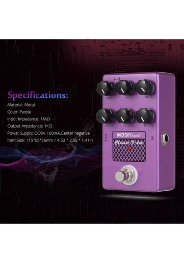 Moskyaudio Box Analog Fender- Amerıcan Classıc F-der