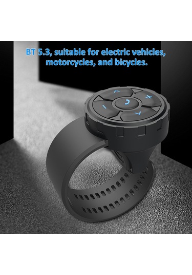 Yuntech01 Motosiklet İçin Bt 5.3 Akıllı Kumanda - Sesli Asistan, Müzik Kontrolü, Su Geçirmez Ip67, 100 Saat Kullanım Süresi