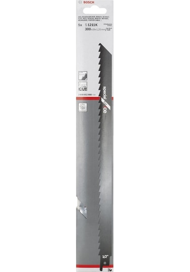 Bosch S 1211 K Special For Ice 5'Li Panter Testere Bıçağı - 2608652900