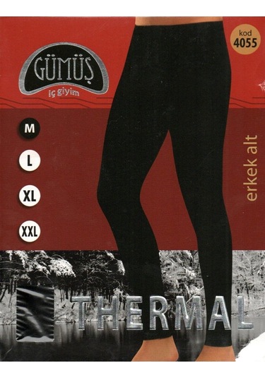 Gümüş Erkek Termal Tayt İçlik 4055 - 1 Adet