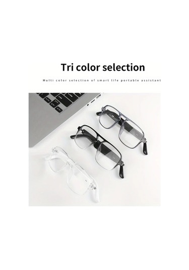 Honeybeeshop Lıfebee Siyah Akıllı Ses Gözlük Dokunmatik Kontrol Kablosuz Kulaklık Mikrofon Usb Şarj Eller Serbest Aramalar Sesli Asistan Uyumlu