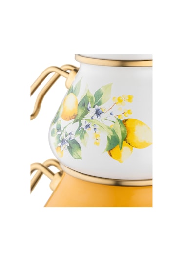 Madame Coco Fourneville Çaydanlık Takımı - 950 Ml - 2220 Ml 8684427222287 Turuncu