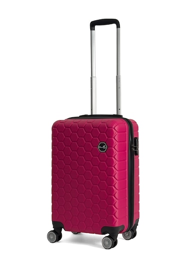 Reymond Luggage Altıgen Abs Seyahat Valizi, Kabin Boy Fuşya