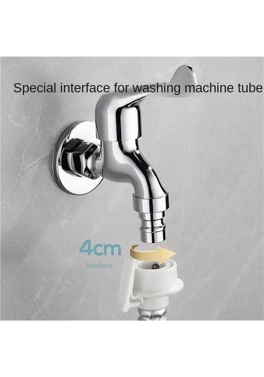 Wondernest Musluk Monte Makinesi Jialan Duvara Dokunun Çamaşır Bahçe Açık Kf Gümüş