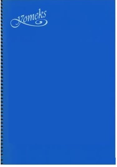 Komeks Spiralli Defter Plastik Kapak 96 Yp A4 Kareli Mavi