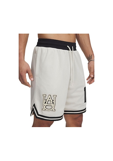 Under Armour Courtside Hoops Short Erkek Basketbol Şortu 1390120-279beyaz Beyaz